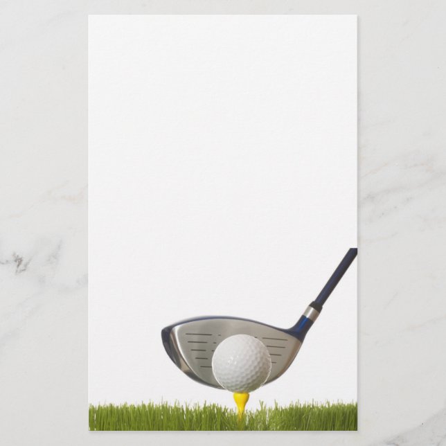 Tee Time Stationery (Front)