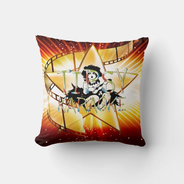 TEE Tipsy Karaoke Cushion (Front)