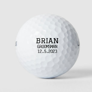 Tee Up Your Groomsman Proposal with Personalised G Golf Balls