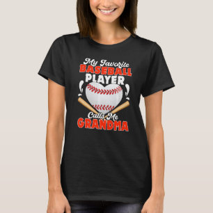 Tee Women  My Favourite Baseball Player Calls Me G