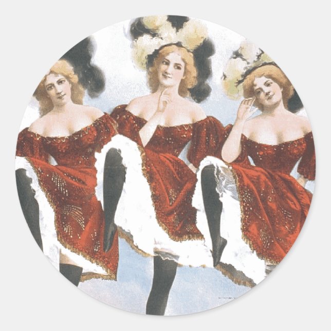 TEE Yes I Can Can Classic Round Sticker (Front)