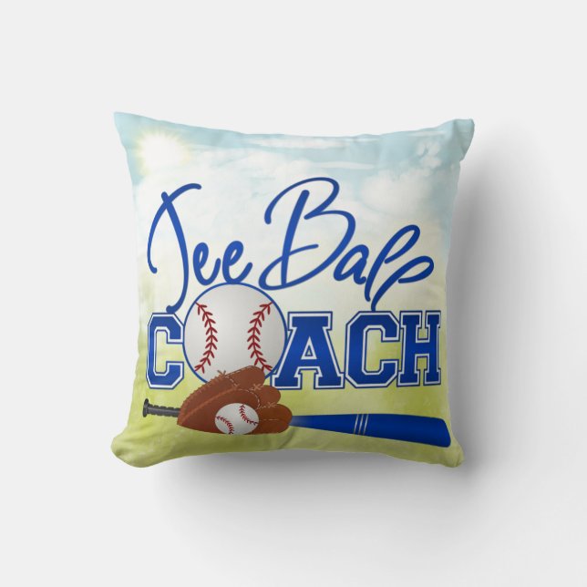 TeeBall#2 Coach Pillow (Front)