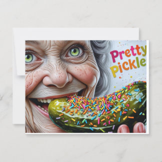 Teecats Pretty Pickles  Postcard