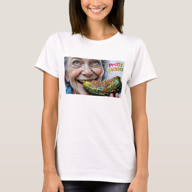 Teecats Pretty Pickles  T-Shirt (Front)