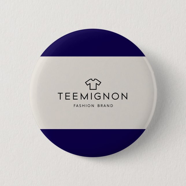 TeeMignon Badge - Too cute to be true! (Front)