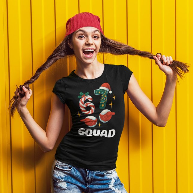 Teen 6-7 Squad Christmas T-Shirt (Creator Uploaded)