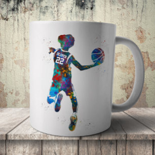 Teen Basketball Player Coffee Mug