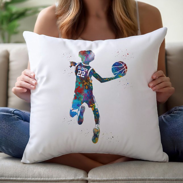 Teen Basketball Player Cushion (Creator Uploaded)