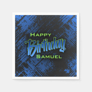 Teen Boy Birthday Napkin