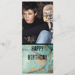 teen boy photo invite