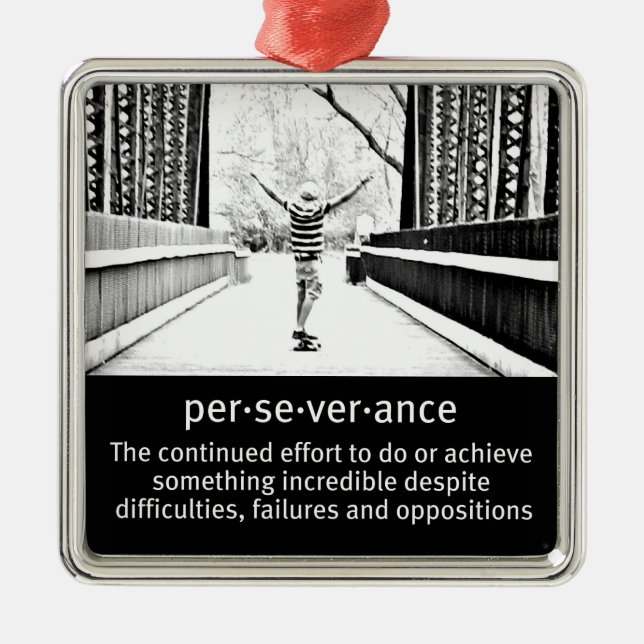 Teen Boy Riding Longboard Metal Tree Decoration (Front)