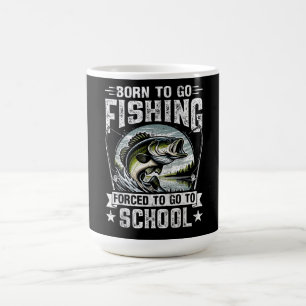 Teen Boys Fishing Forced to Go to School Coffee Mug