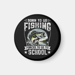 Teen Boys Fishing Forced to Go to School Magnet