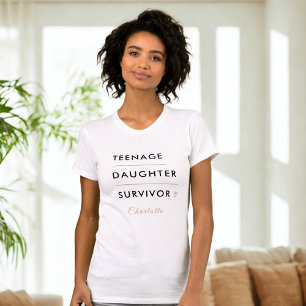 Teen Daughter Survivor Personalized T-Shirt