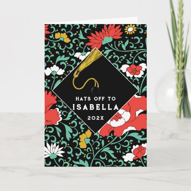 Teen Girl Graduation Card (Front)