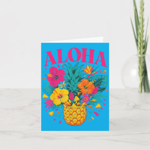 Teen Girl Hawaiian T Shirts Women Aloha Hawaii Card