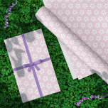 Teen Girl Pastel Pink White Daisy Flower Wrapping Paper<br><div class="desc">Another cute roll of wrapping paper by JessicaAmber - message me about custom orders! This customisable paper is perfect for your child or teenage daughter's first period party. Features an adorable pattern of white cartoon daisies on a pastel pink background. You can change the daisy to a different emoji. You...</div>