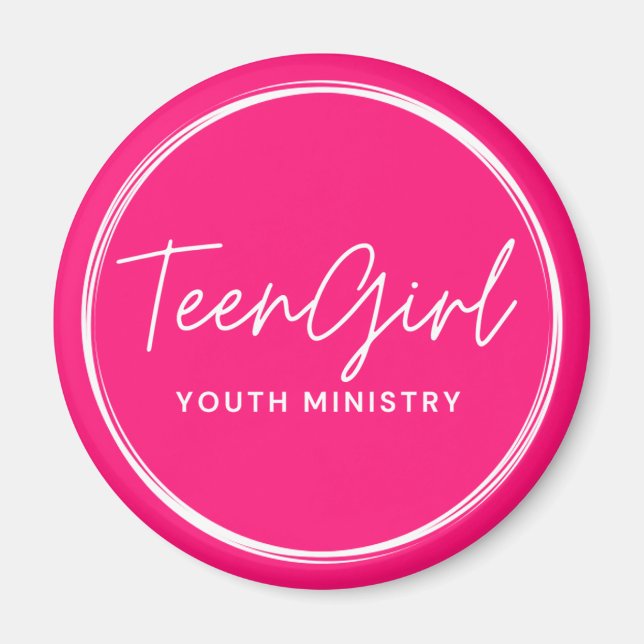 Teen Girl Youth Ministry Magnet (Front)