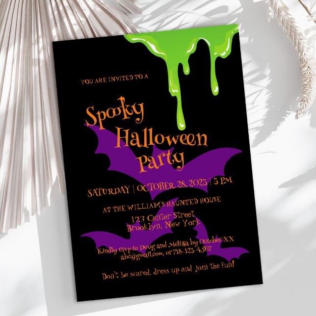 Teen Halloween Party Invitation (Creator Uploaded)