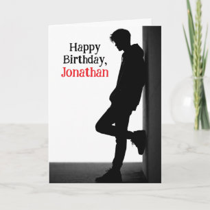 Teen Nonchalant Birthday Card Party