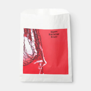 Teen Red Net & Volleyball Sports Favour Bag