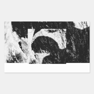 teen shadow rectangular sticker