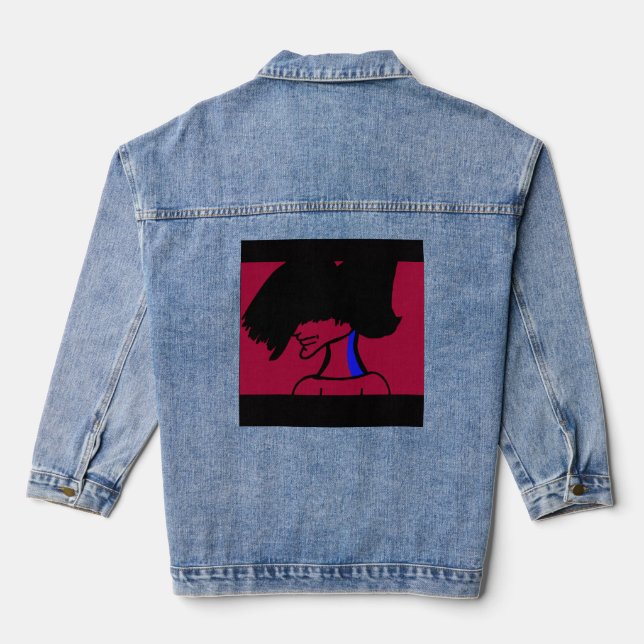 Teen Spirit Denim Jacket (Back)