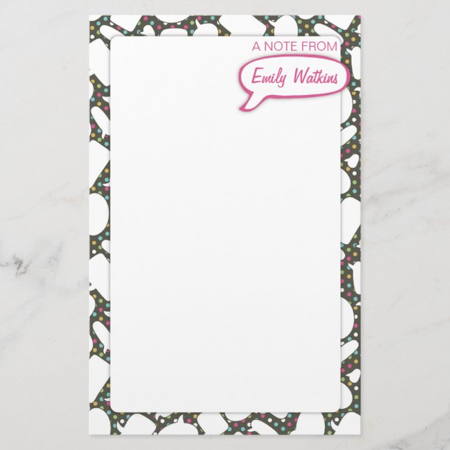 Teen Talk Bubble Stationery Set (Front)