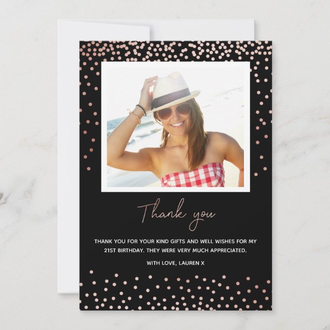 Teen Thank You Card, Adult Thank You Card (Front)