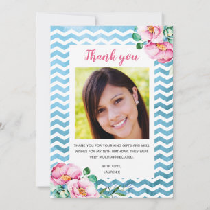 Teen Thank You Card, Adult Thank You Card