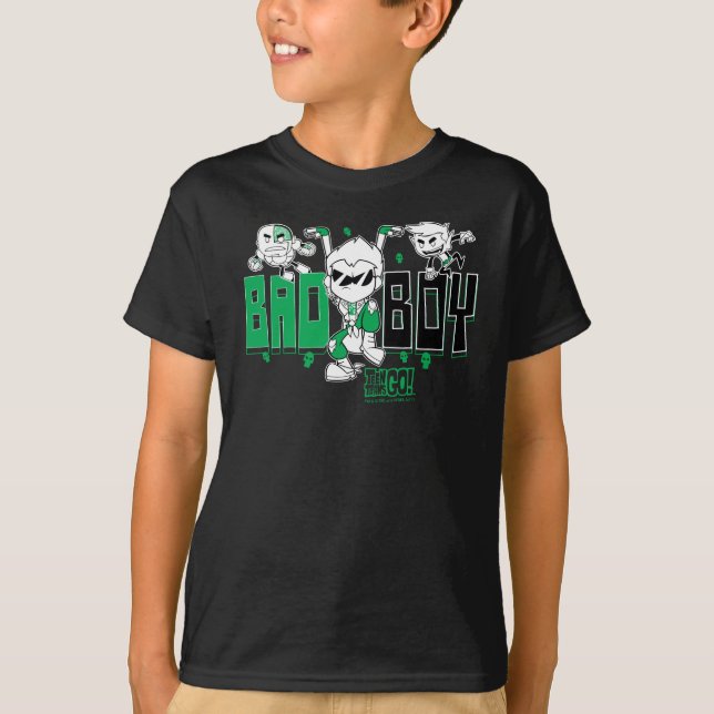 Teen Titans Go! | "Bad Boy" Robin, Cyborg, & BB T-Shirt (Front)