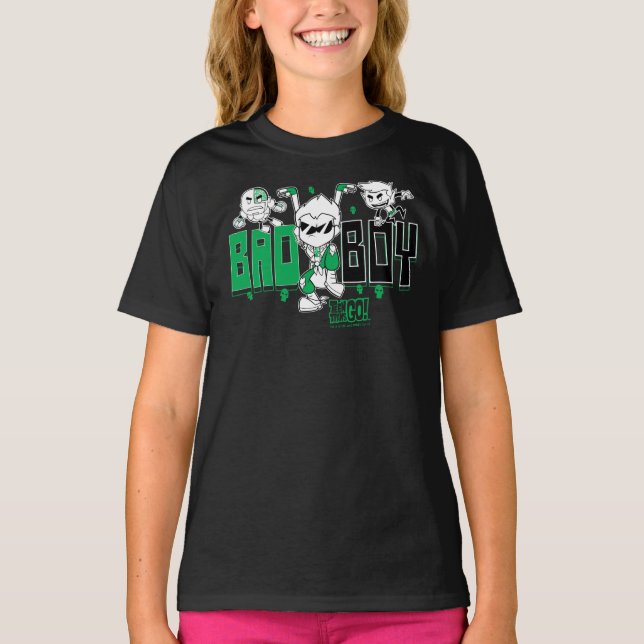 Teen Titans Go! | "Bad Boy" Robin, Cyborg, & BB T-Shirt (Front)