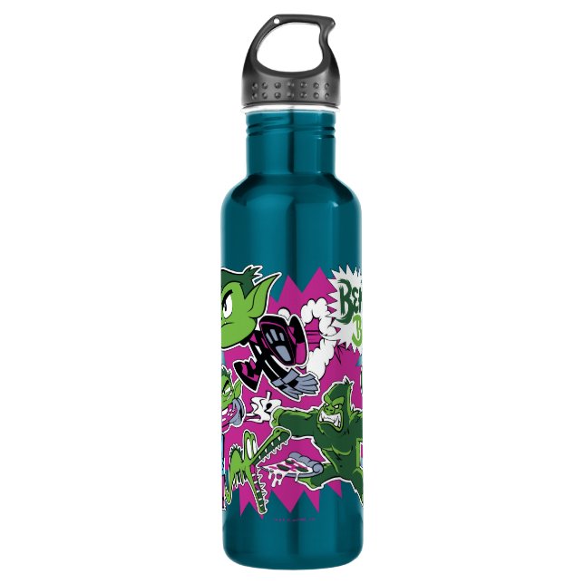 Teen Titans Go! | Beast Boy Shapeshifts 710 Ml Water Bottle (Front)