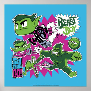 Teen Titans Go!   Beast Boy Shapeshifts Poster