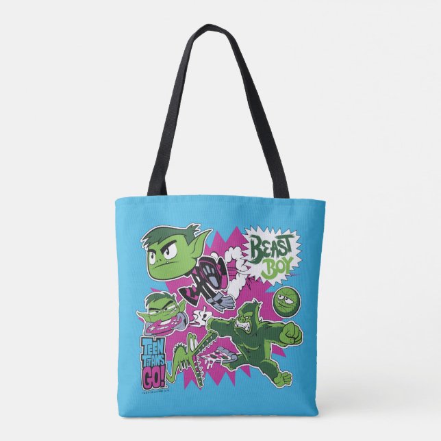 Teen Titans Go! | Beast Boy Shapeshifts Tote Bag (Back)