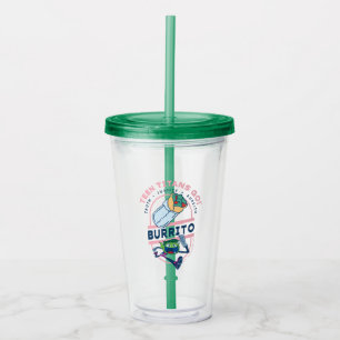 Teen Titans Go! Beast Boy "Truth Justice Burrito" Acrylic Tumbler