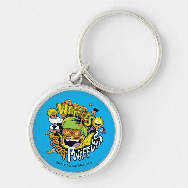 Teen Titans Go! | Beast Boy Waffles Key Ring (Front)