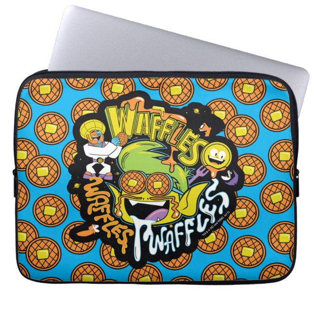 Teen Titans Go! | Beast Boy Waffles Laptop Sleeve (Front)