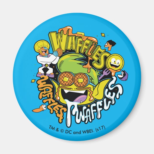 Teen Titans Go! | Beast Boy Waffles Magnet (Front)