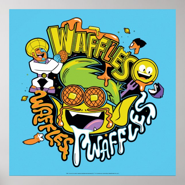 Teen Titans Go! | Beast Boy Waffles Poster (Front)