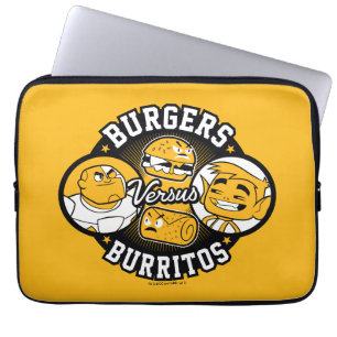 Teen Titans Go! Burgers Versus Burritos Laptop Sleeve