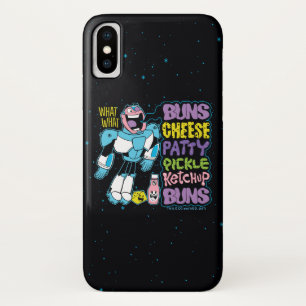 Teen Titans Go!   Cyborg Burger Rap iPhone X Case