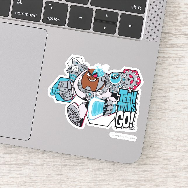 Teen Titans Go! | Cyborg's Arsenal Graphic (Detail)