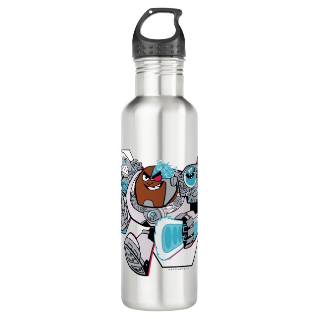 Teen Titans Go! | Cyborg's Arsenal Graphic 710 Ml Water Bottle (Front)