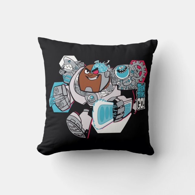 Teen Titans Go! | Cyborg's Arsenal Graphic Cushion (Front)