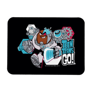 Teen Titans Go! Cyborg's Arsenal Graphic Magnet