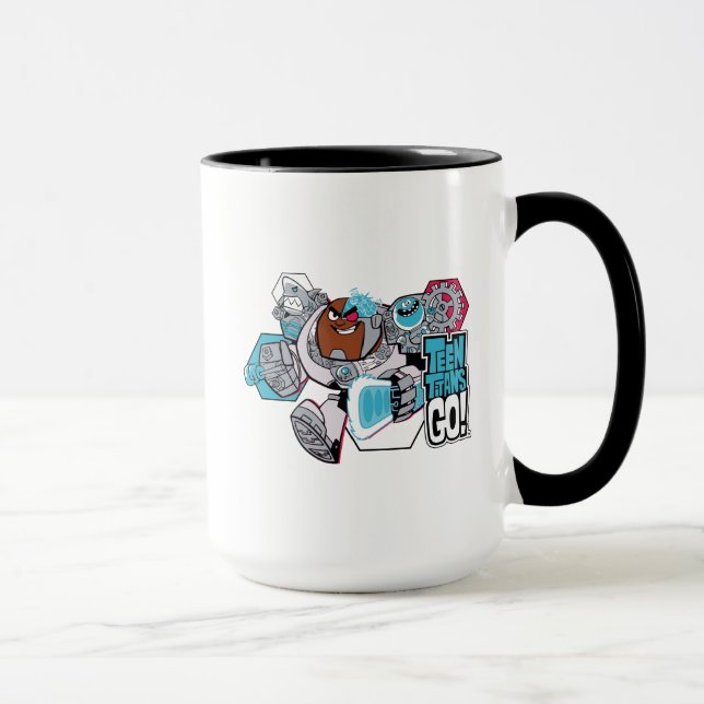 Teen Titans Go! | Cyborg's Arsenal Graphic Mug (Right)