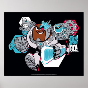 Teen Titans Go!   Cyborg's Arsenal Graphic Poster