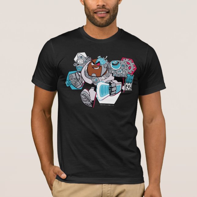 Teen Titans Go! | Cyborg's Arsenal Graphic T-Shirt (Front)