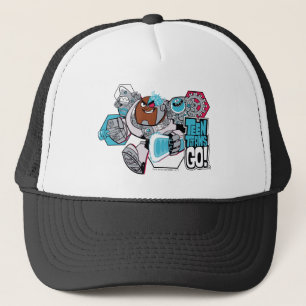 Teen Titans Go!   Cyborg's Arsenal Graphic Trucker Hat